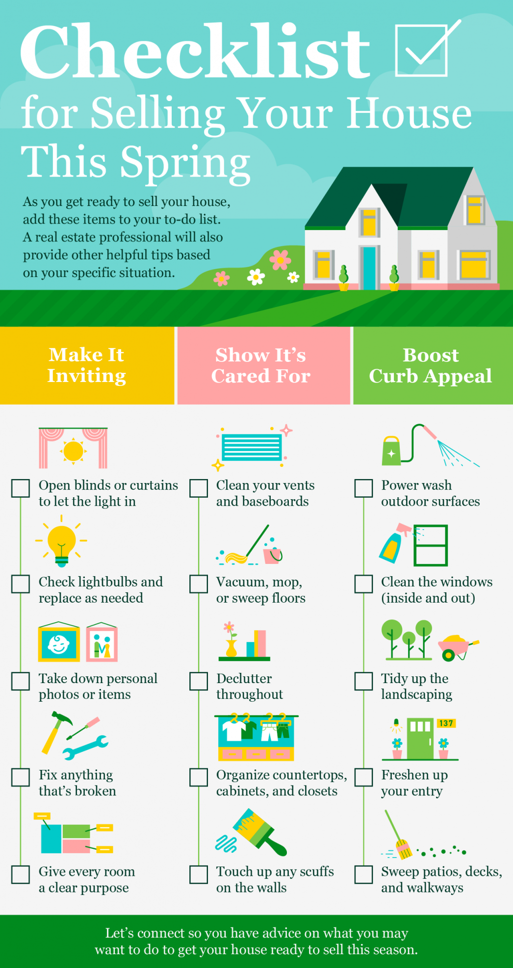 Checklist for Selling Your House This Spring