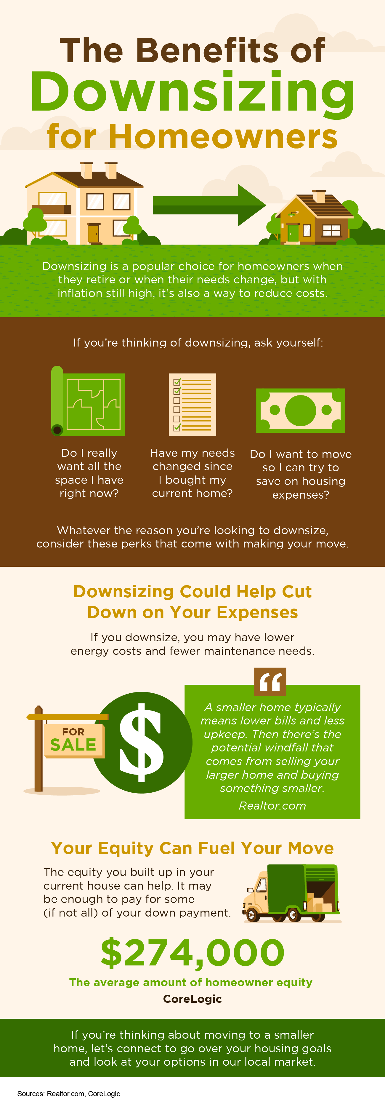 The Benefits of Downsizing for Homeowners